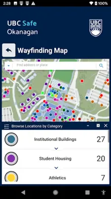 UBC Safe Okanagan android App screenshot 0